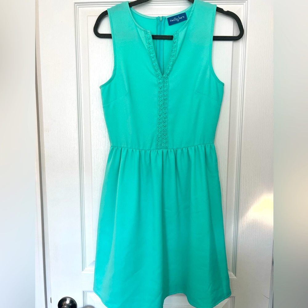 Willy Jay’s Teal Sundress.  Only worn once!